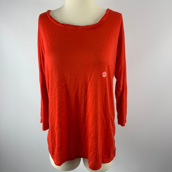 NWT Cato Small Red Long Sleeve Blouse Sportswear - Picture 1 of 4
